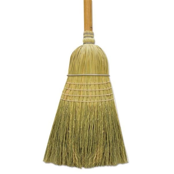 Pinpoint BWK 100 Percentage Corn Warehouse Brooms Black & Natural - 60 in. - 6 Per Carton PI1539995 - main